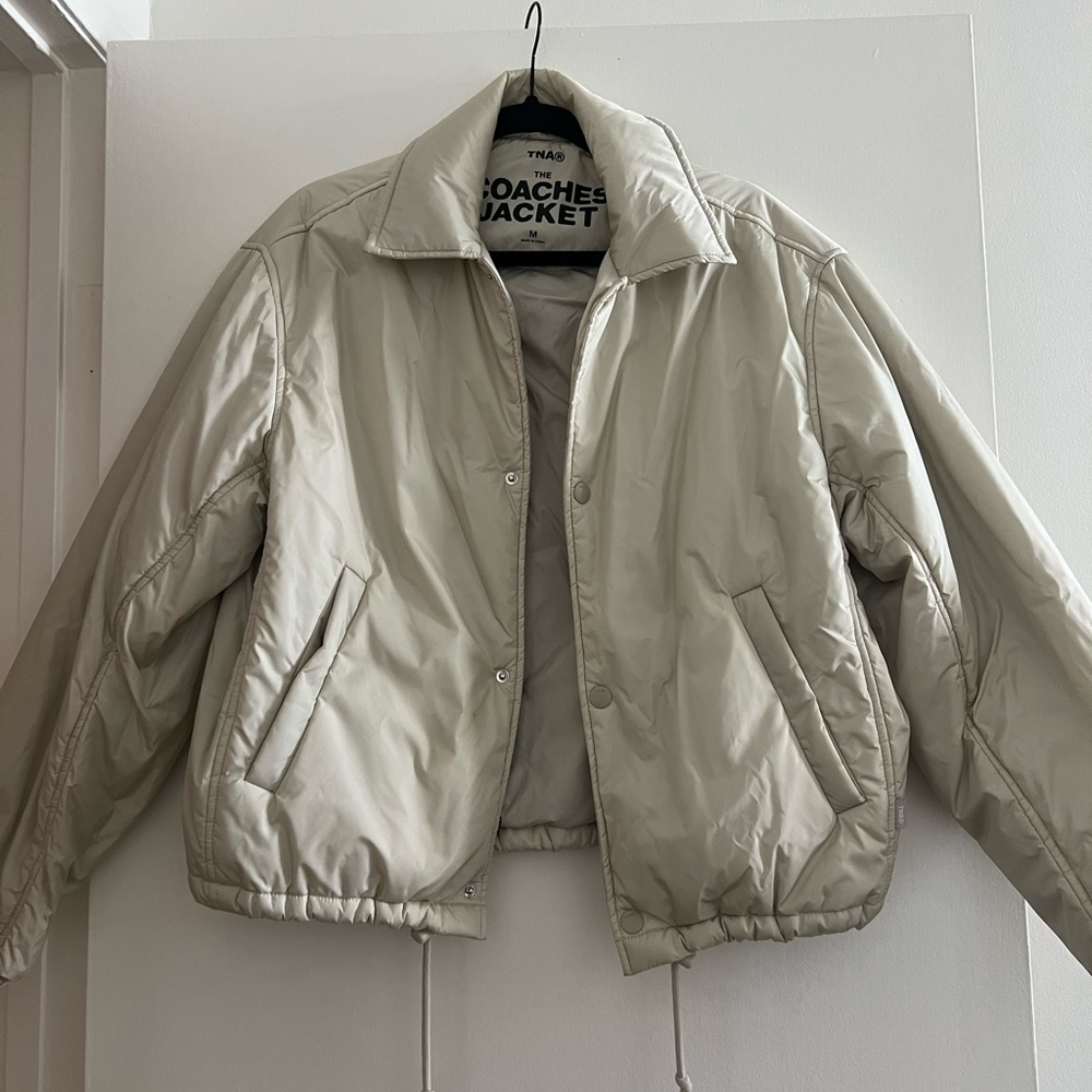 TNA Off-White Coaches Jacket